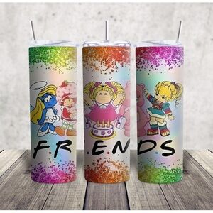 Colorful Cartoon Character Tumbler
